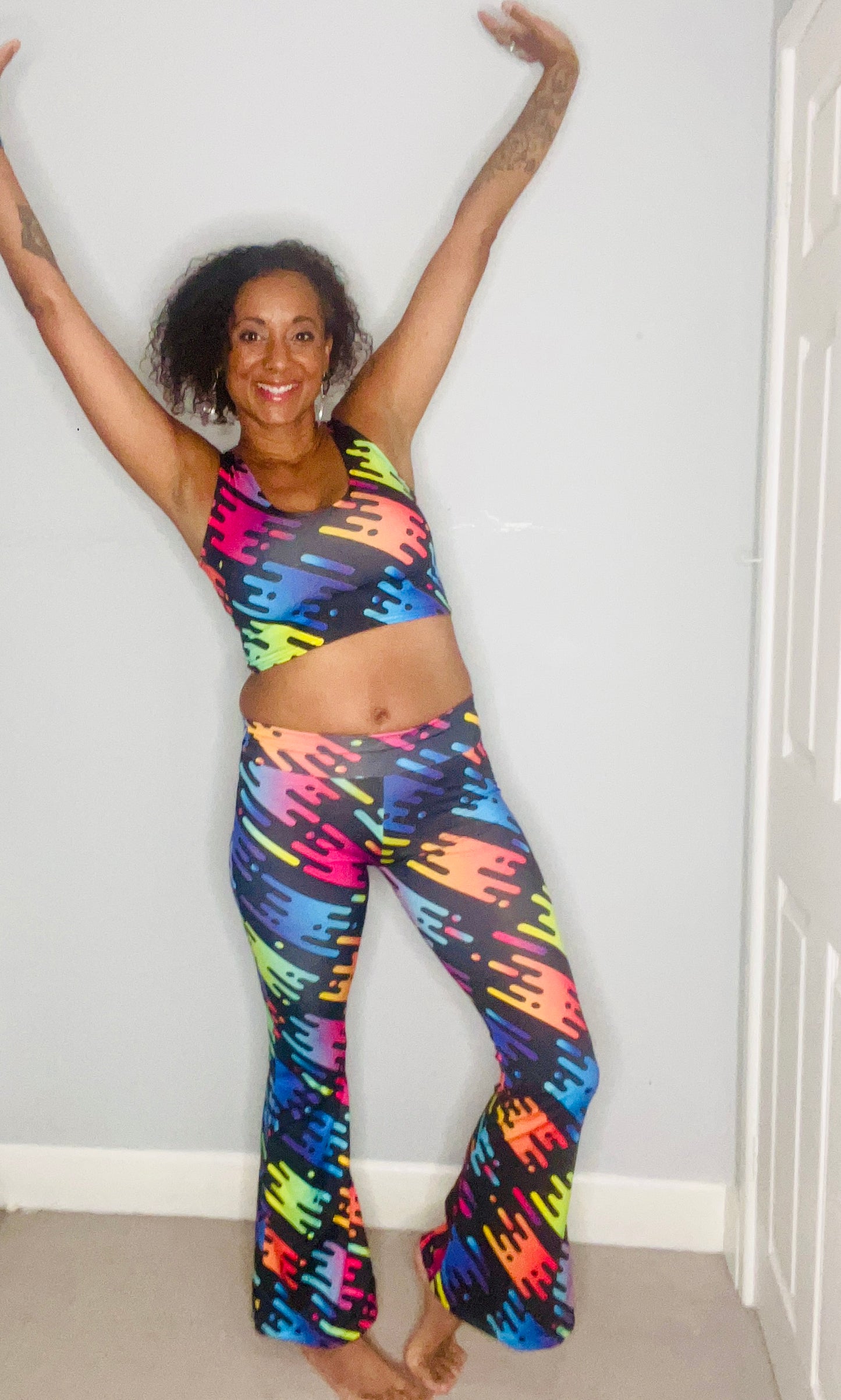 High/Low Crop Top - Pop