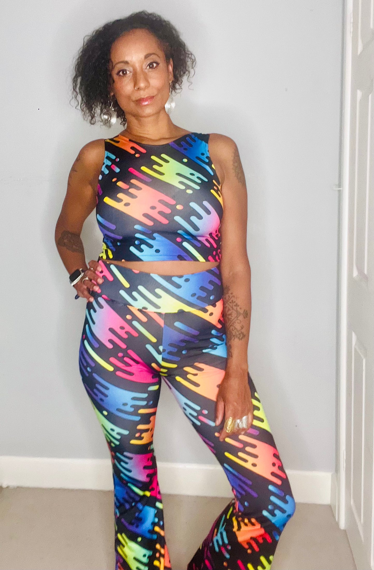 High/Low Crop Top - Pop