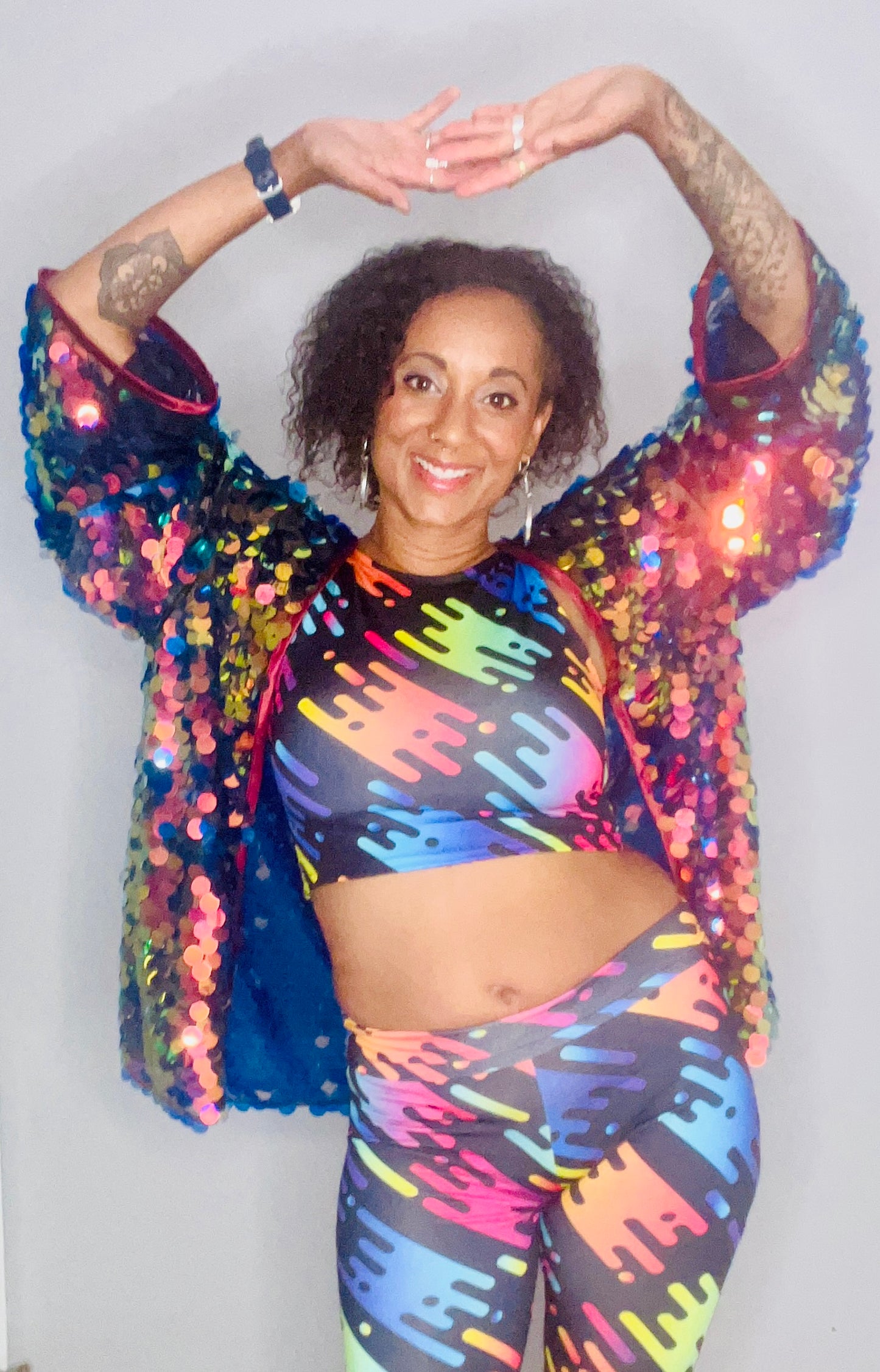 High/Low Crop Top - Pop