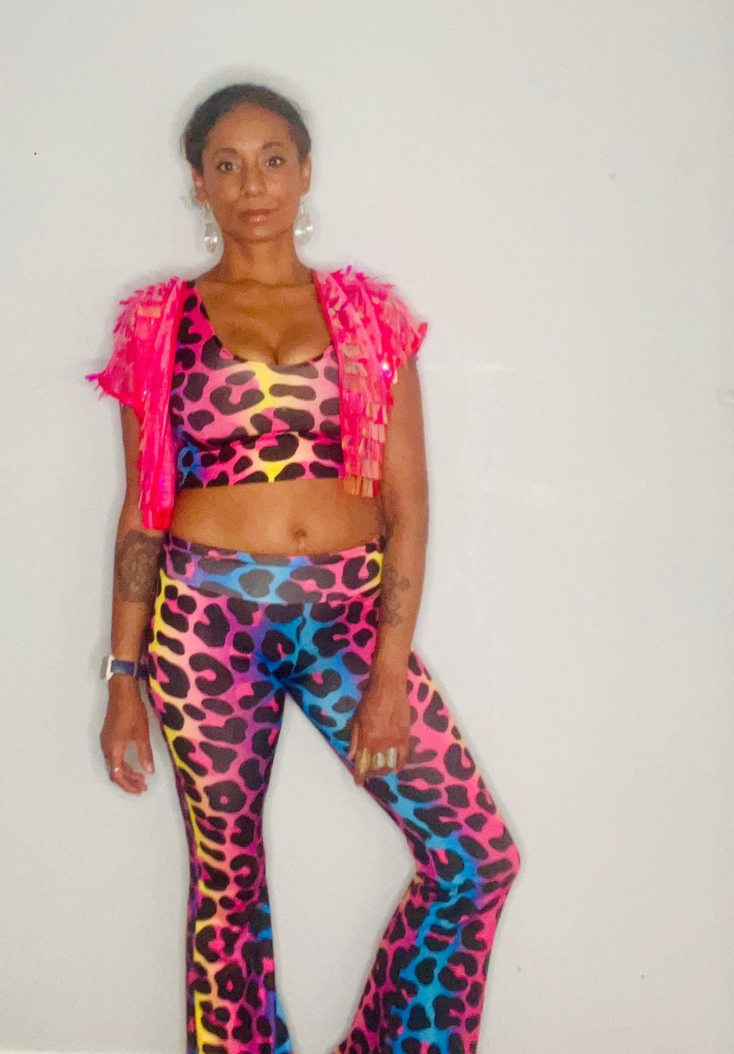 High/Low Crop Top - Wild