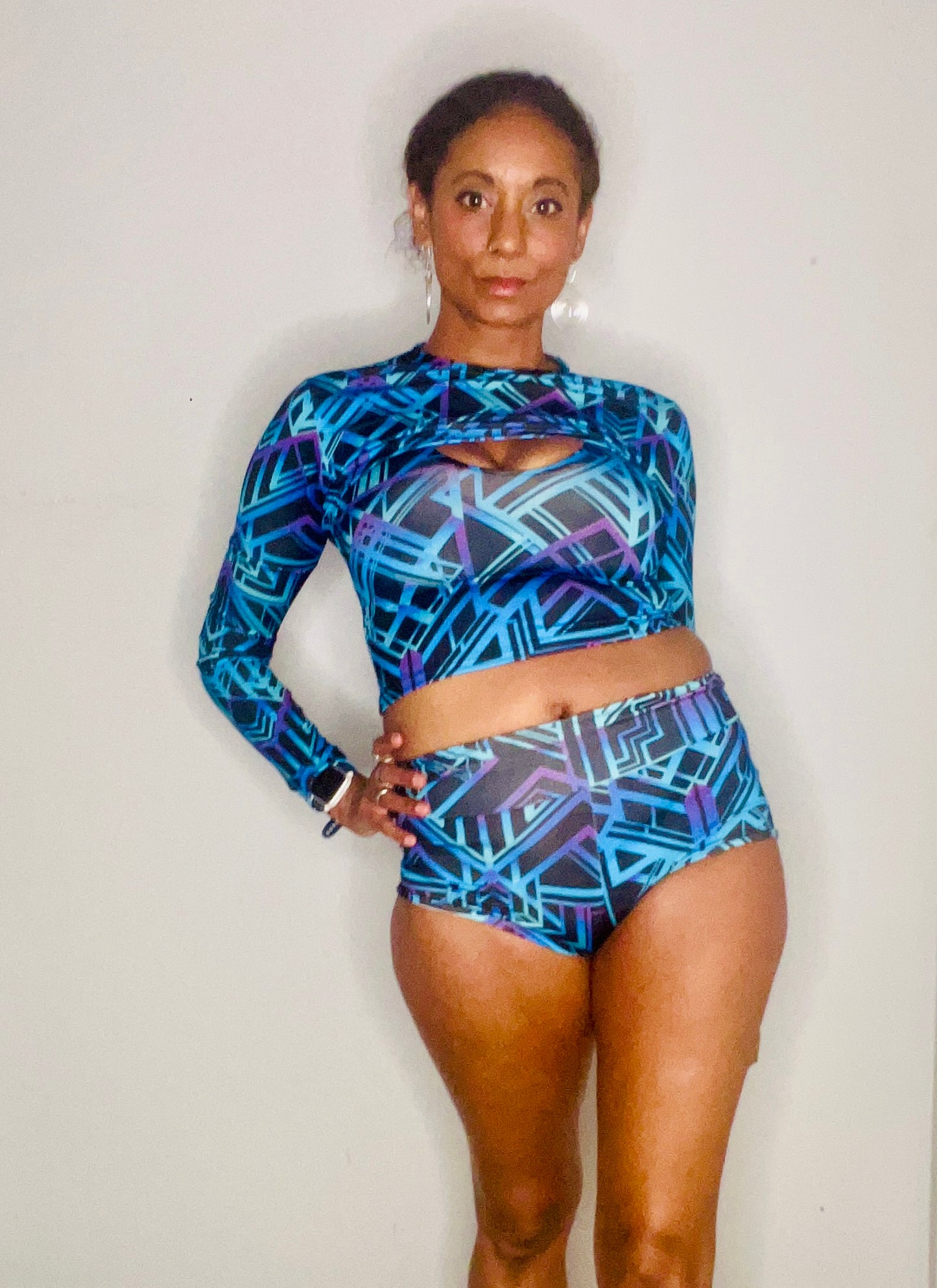 High/Low Shorts - Cyber