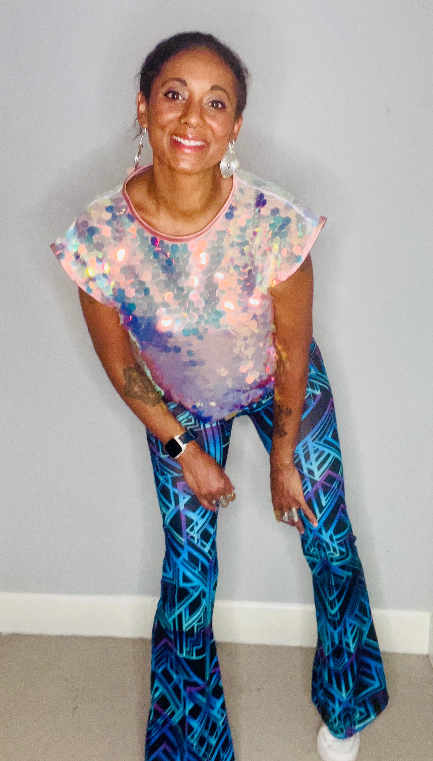 High/Low Trousers - Cyber