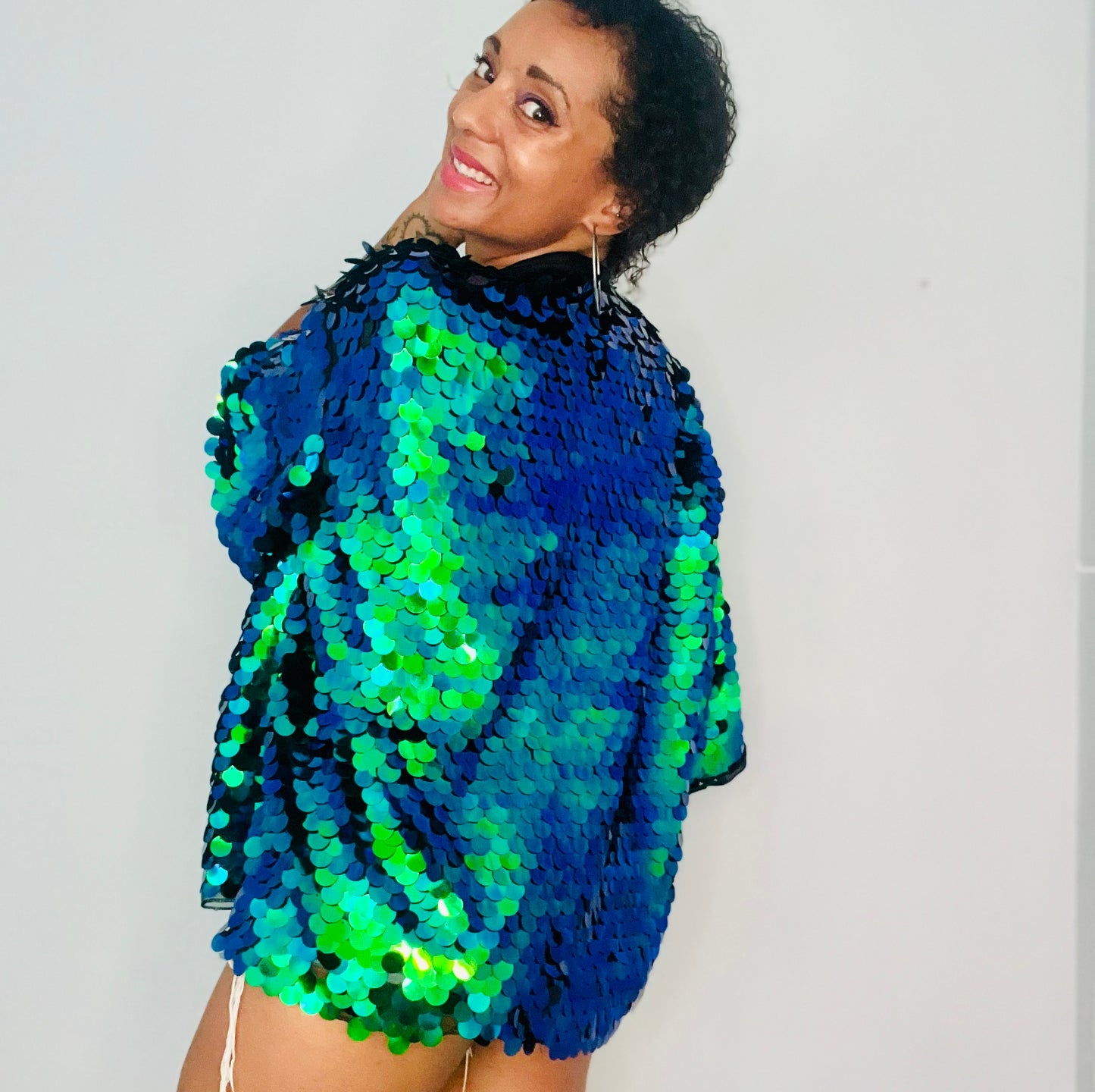 Mid Length Kimono - Mermaid