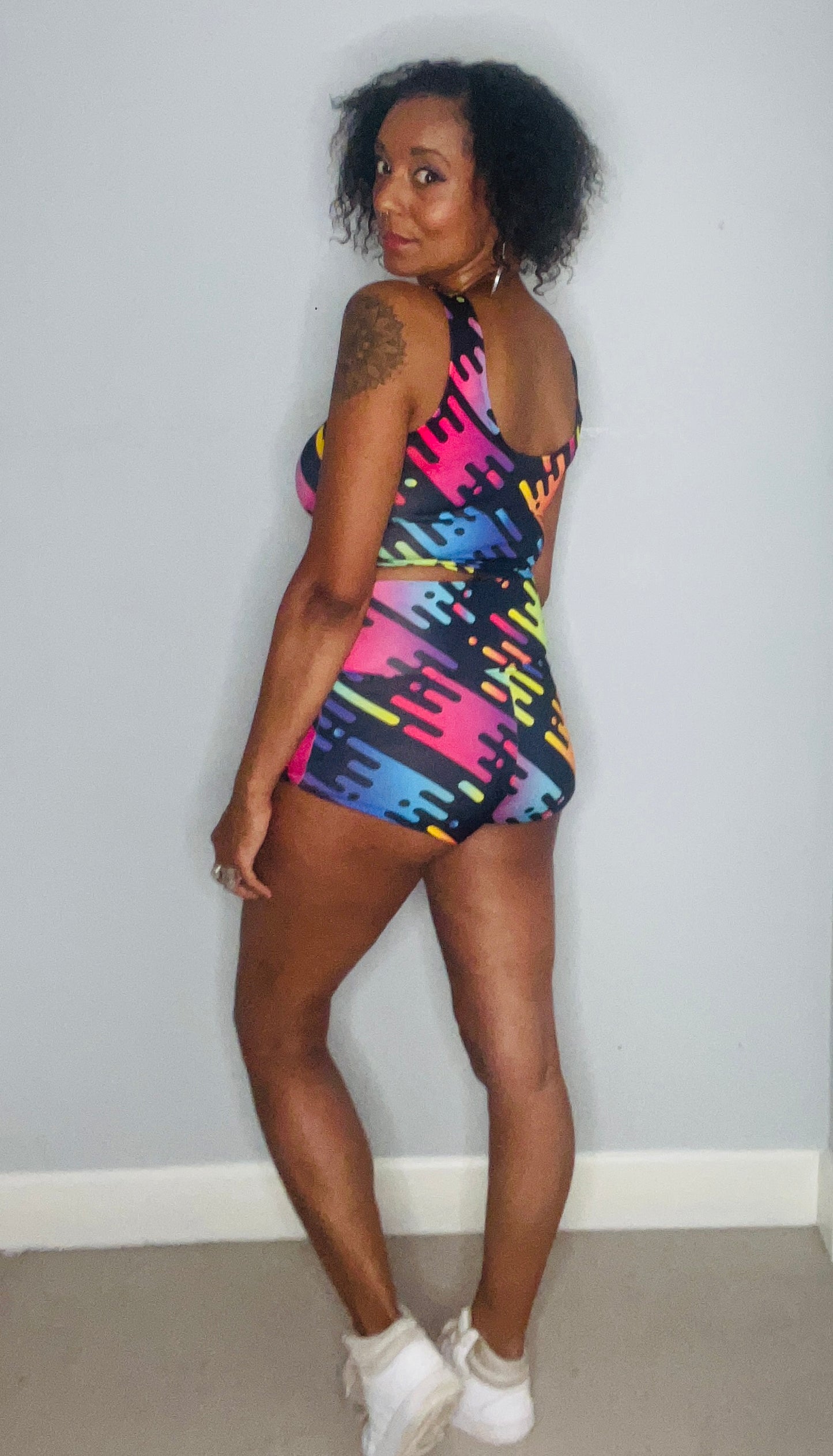 High/Low Shorts - Pop