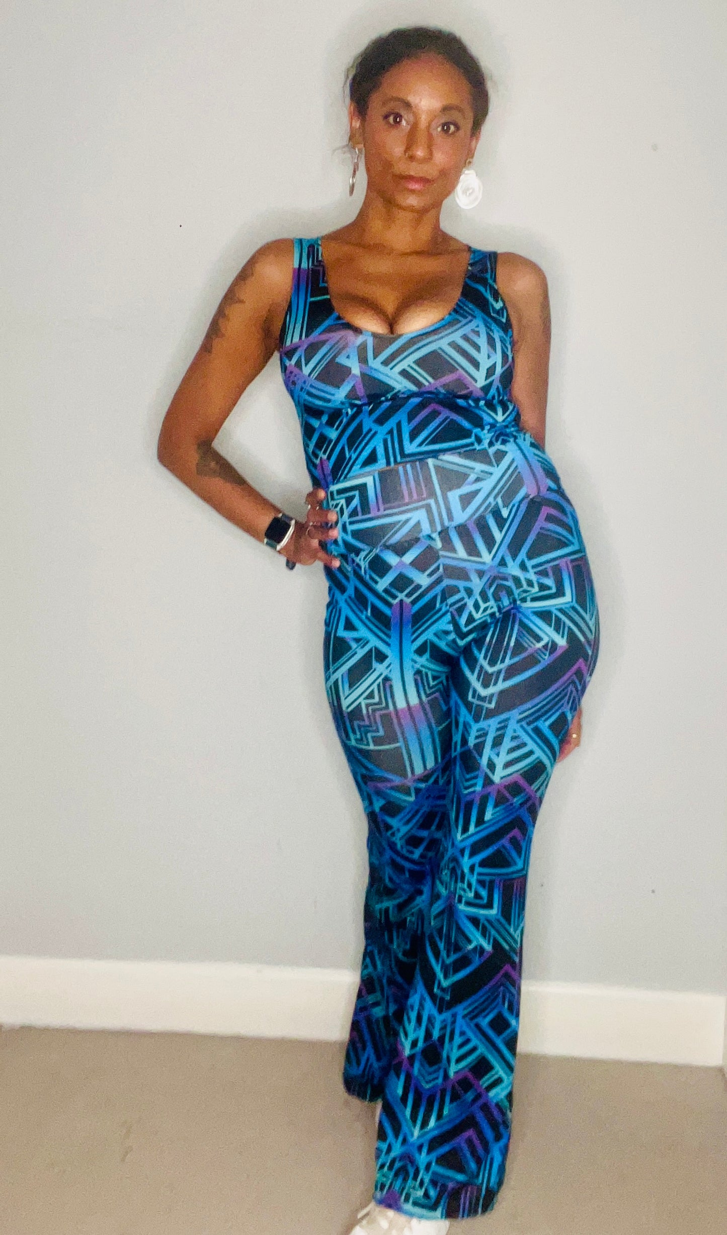 High/Low Crop Top - Cyber