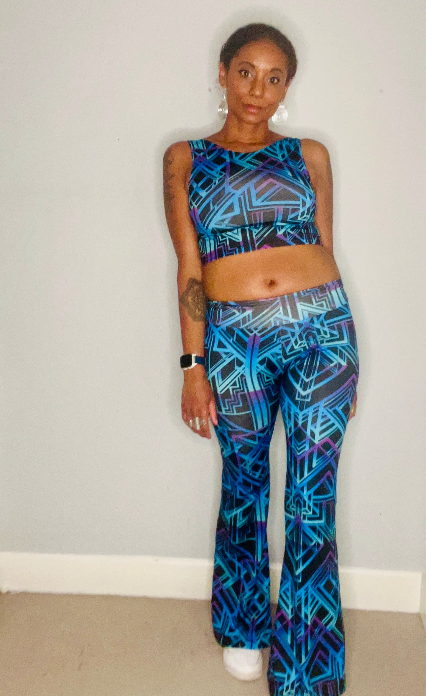 High/Low Trousers - Cyber