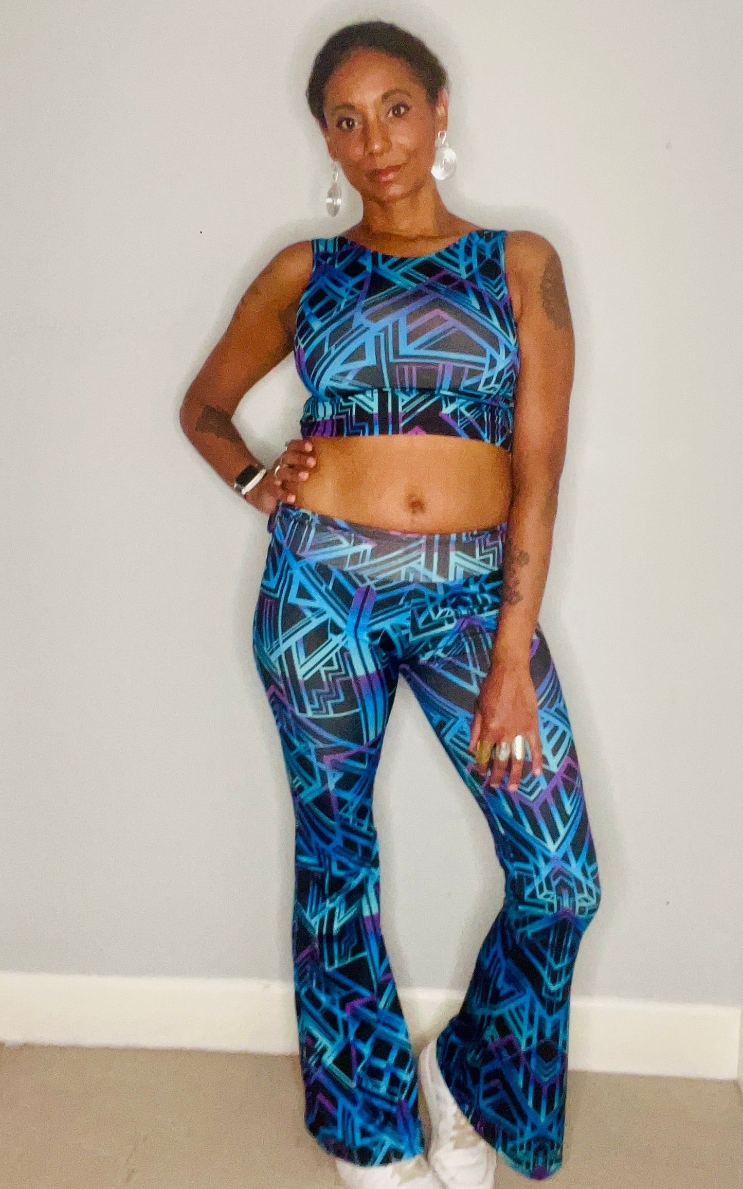 High/Low Trousers - Cyber