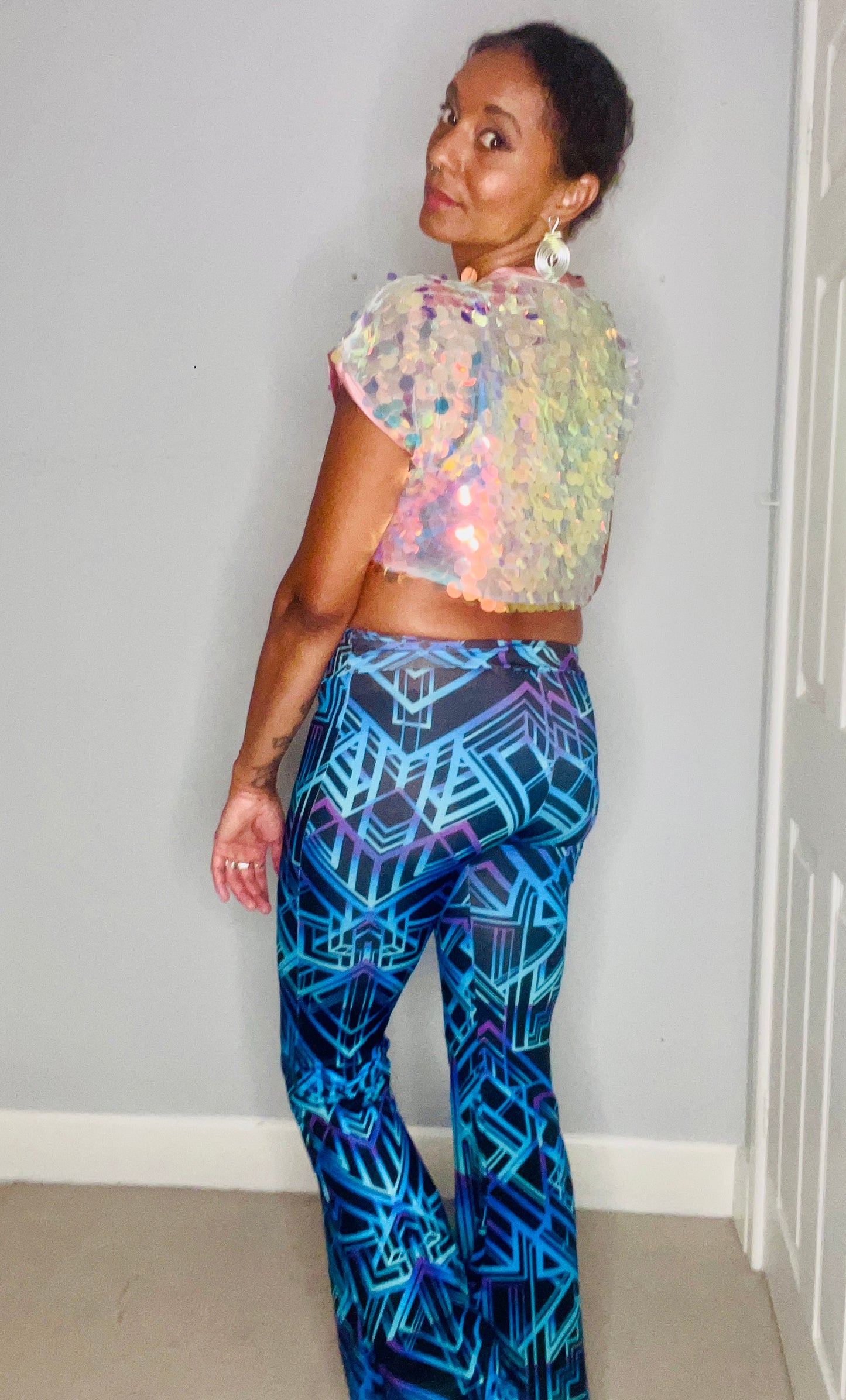 High/Low Trousers - Cyber